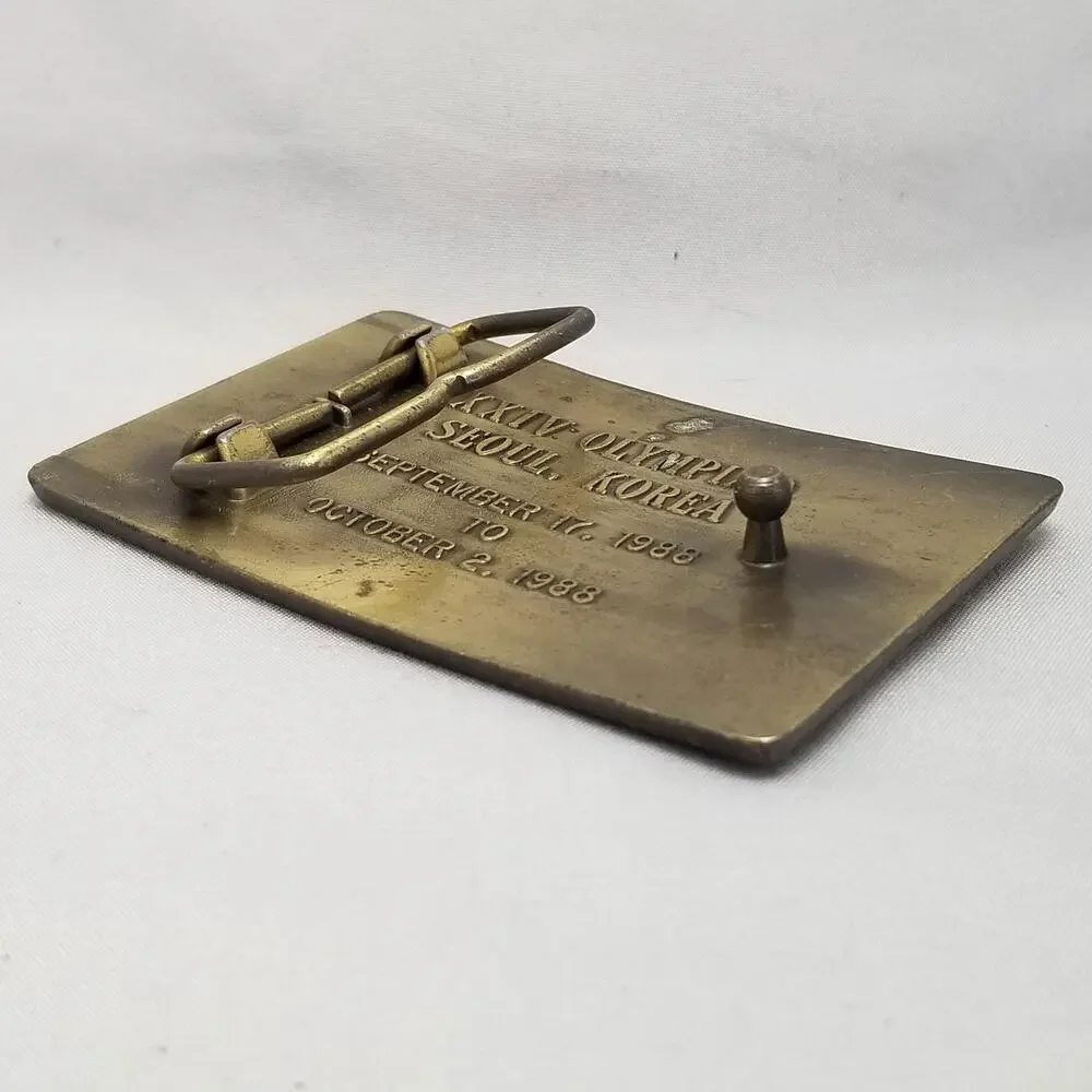Belt Buckle 1988 XXIV Olympiad Seoul‎ Korea United States Shooting Team Official